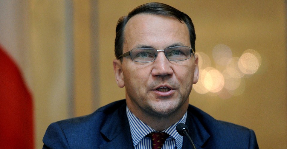 Радослав Сікорський під час інтерв'ю італійській газеті Il Messaggerо