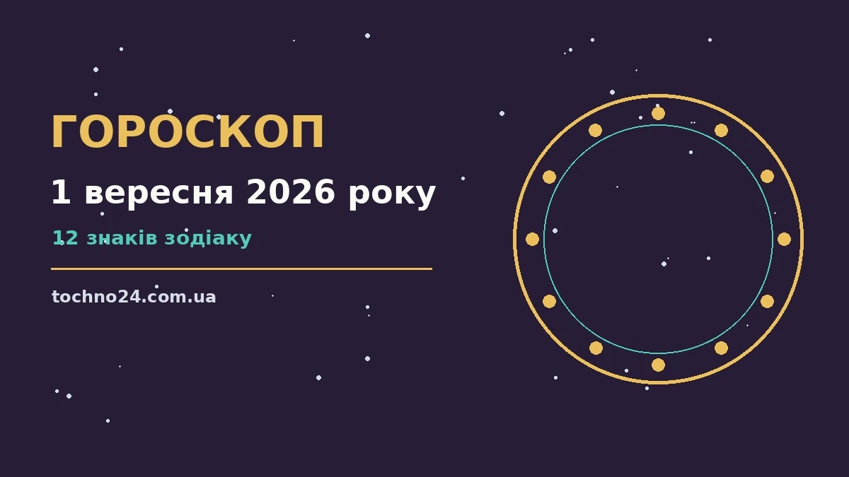 Гороскоп на 1 вересня 2026 року: підказки перед важливим кроком для спокійних і точних рішень