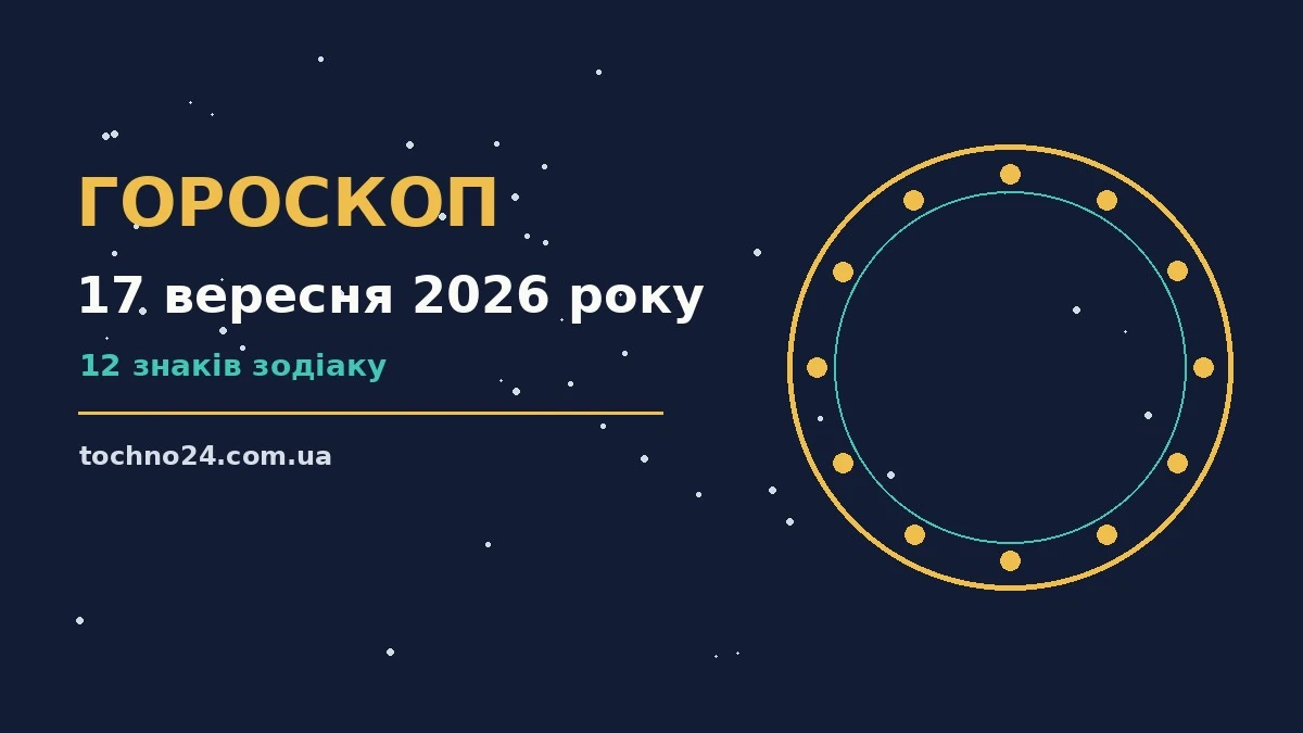 Гороскоп на 17 вересня 2026 року: підказки перед важливим кроком для спокійних і точних рішень