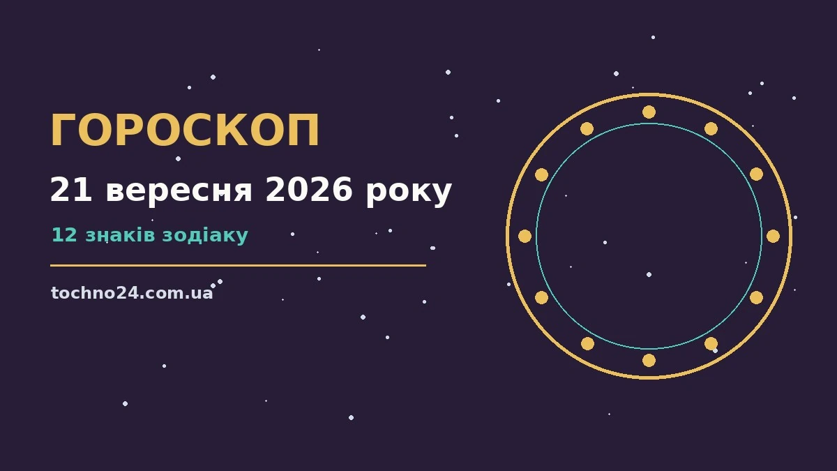 Гороскоп на 21 вересня 2026 року: підказки перед важливим кроком для спокійних і точних рішень