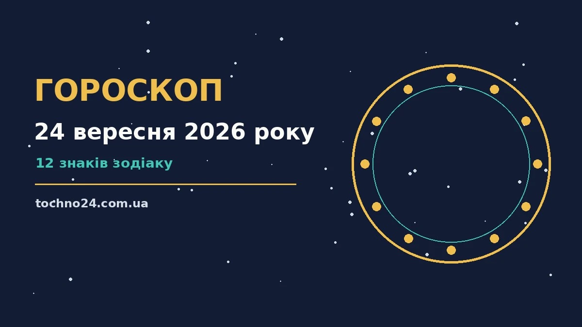 Гороскоп на 24 вересня 2026 року: підказки перед важливим кроком для спокійних і точних рішень