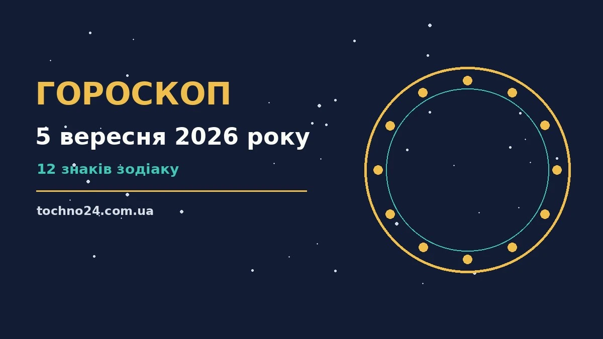 Гороскоп на 5 вересня 2026 року: підказки перед важливим кроком для спокійних і точних рішень