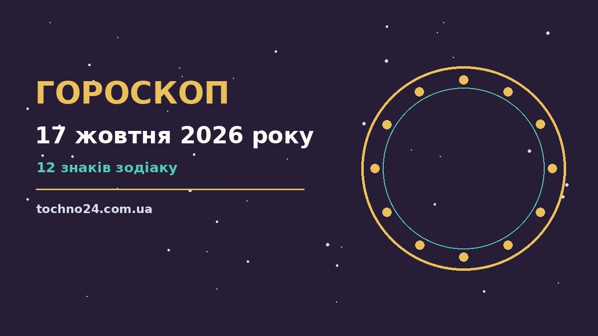 Зоряний гороскоп на 17 жовтня 2026 року: знаки Зодіаку, планетарний настрій дня та підказки для рішень