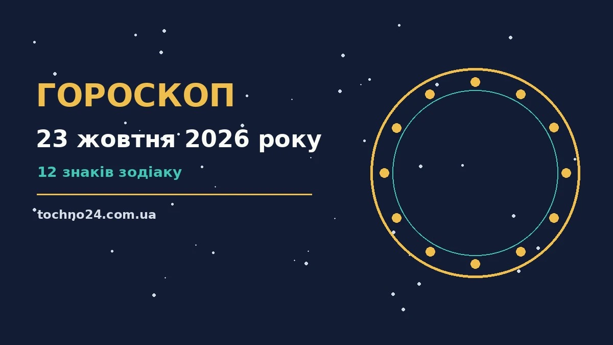 Гороскоп на 23 жовтня 2026 року: підказки перед важливим кроком для спокійних і точних рішень