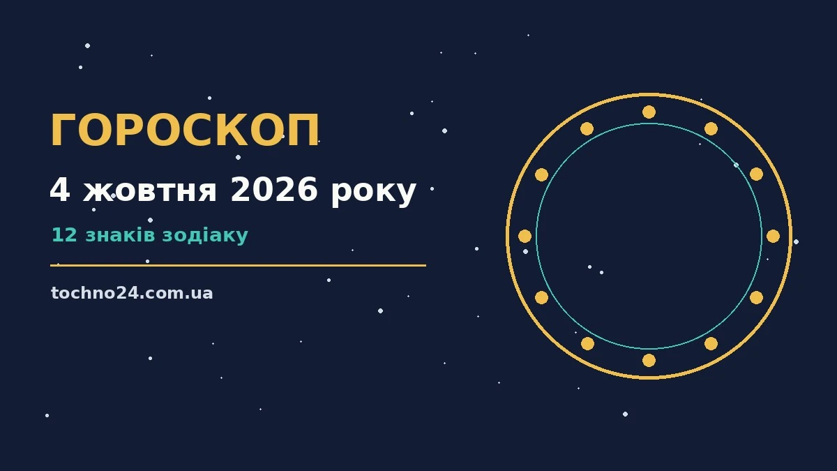 Гороскоп на 4 жовтня 2026 року, кар'єра, фінанси та переговори
