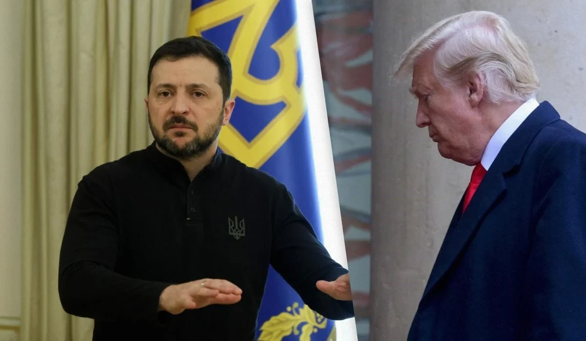 Зеленський та Трамп під час переговорів щодо санкцій проти розробників мережі «Рассвет»