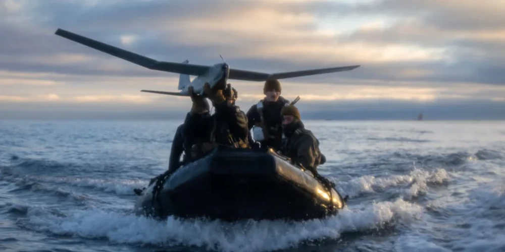 Американські морські піхотинці, що працюють разом із Береговою бригадою Фінляндії в межах місії НАТО Baltic Sentry у